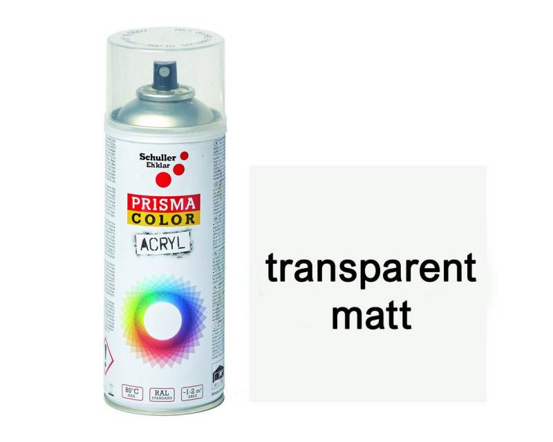 DD Composite Harzfarbe PRISMA COLOR Lackspray 400ml transparent matt, schnelltrocknender Acryllack von DD Composite