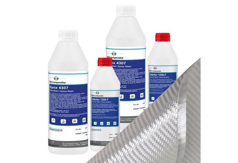 DD Composite Reparatur-Set 3kg GFK Epox + 4m² Glasfilamentgewebe 390g/m² Köper von DD Composite