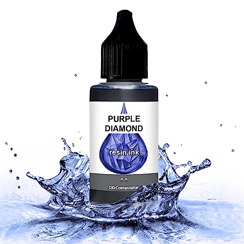 DD Composite Resin Inks Tinte Fluid Art Alkohol Ink hochkonzentriert Epoxidharz Kunst Design River Table Dish-Art, Menge:30ml, Resin Ink Color:PURPLE DIAMOND DD Composite Resin Inks Tinte Fluid Art Alkohol Ink hochkonzentriert Epoxidharz Kunst Design River Table Dish-Art, Menge:30ml, Resin Ink Color:PURPLE DIAMOND von DD Composite