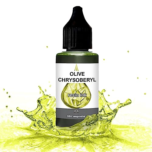 DD Composite Resin Inks Tinte Fluid Art Alkohol Ink hochkonzentriert Epoxidharz Kunst Design River Table Dish-Art, Menge:30ml, Resin Ink Color:OLIVE CHRYSOBERYL DD Composite Resin Inks Tinte Fluid Art Alkohol Ink hochkonzentriert Epoxidharz Kunst Design River Table Dish-Art, Menge:30ml, Resin Ink Color:OLIVE CHRYSOBERYL von DD Composite