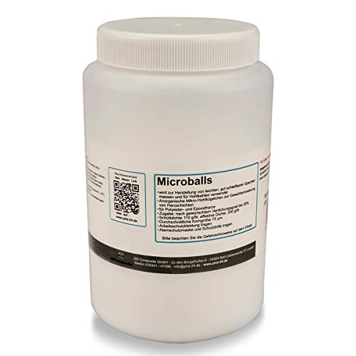 DD Composite Mikroballs Mikrohohlglaskugeln zur Herstellung von leichten gut schleifbaren Spachtelmassen, Gewicht:100g von DD Composite