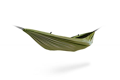 DD Camping grün Recycled - Outdoorhängematte mit doppelter Liegefläche aus recycelten Plastikflaschen von DD HAMMOCKS