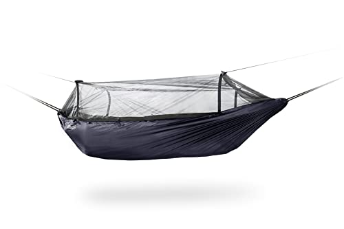DD Frontline leichte outdoor Hängematte mit Moskitonetz atmungsaktiv schwarz von DD HAMMOCKS