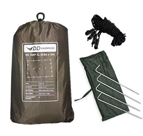 DD Tarp XL Regendach Zelt Plane - Coyote braun von DD HAMMOCKS