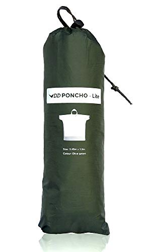 DD superleichter Regenponcho, DD Tarp grün von DD HAMMOCKS