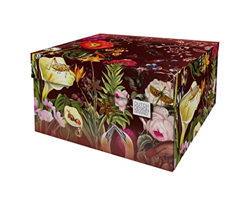 Dutch Design Brand Aufbewahrungsbox mit Deckel – Aufbewahrungsboxen – FSC-zertifizierter, recycelbarer Karton (Größe: 38,9 x 31,8 x 21,1 cm) (Triptic) von DDB