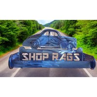 Plasmaschnitt Hotrod Ladenlappnhalter Halter Für Papierrollen von DDCMETALWORKS