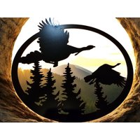 Plasmen Geschnittene Truthahn Bild Wandkunst Aus Metall Plasmen Geschnittene Truthahn Bild Wandkunst Aus Metall von DDCMETALWORKS