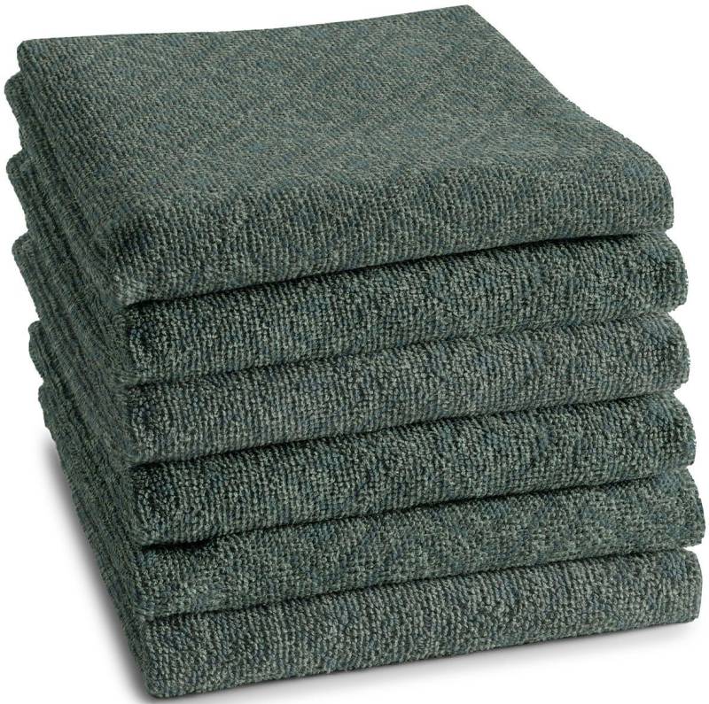 DDDDD Geschirrtuch Akira, (Set, 6-tlg), Küchenhandtuch aus reiner Baumwolle, Maße je Tuch ca. 50x55 cm von DDDDD