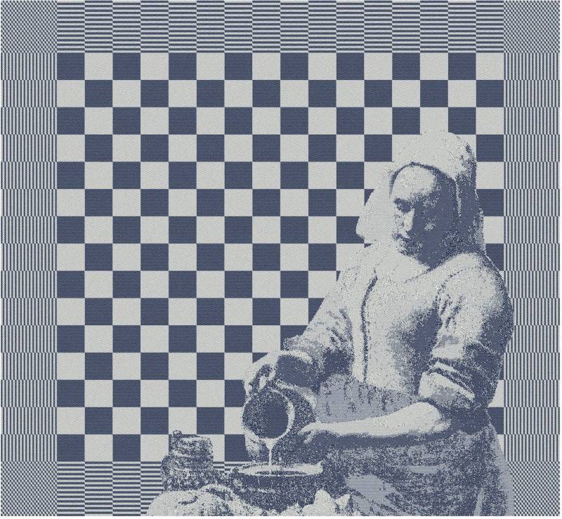 DDDDD Geschirrtuch Milk, (Set, 6-tlg), aus reiner Baumwolle, Maße je Tuch ca. 60x65 cm von DDDDD