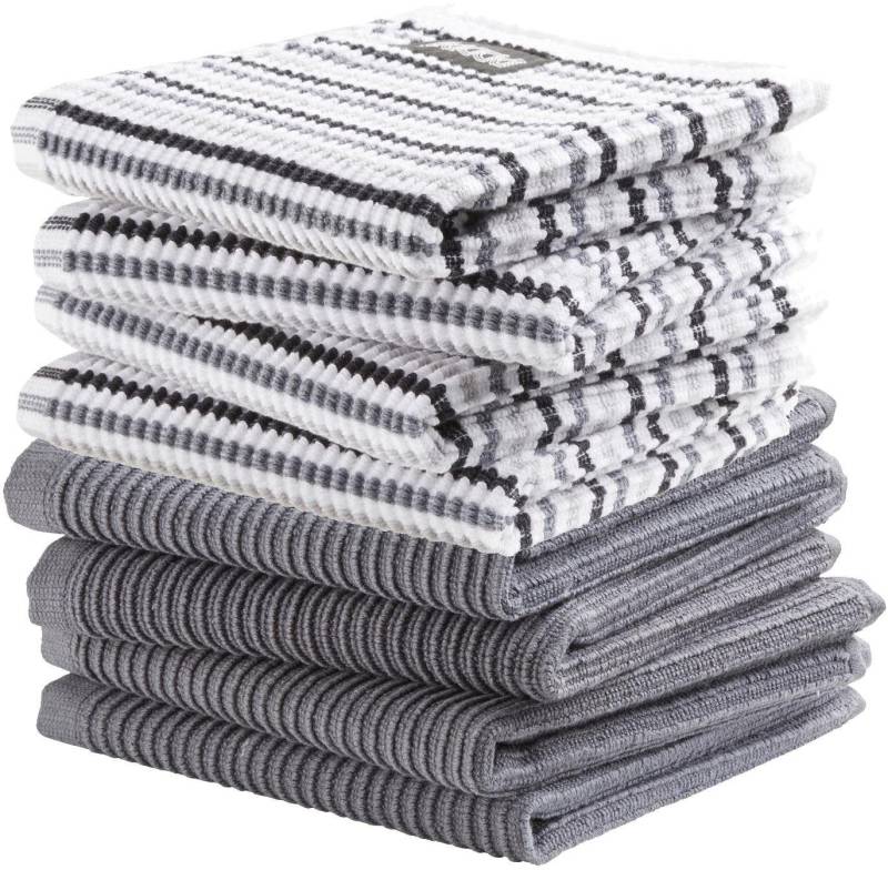 DDDDD Spültuch Basic-Fun, (Set, 8-tlg), Combiset : 4x Basic & 4 Fun Multi von DDDDD