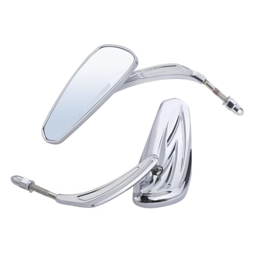 Für Har&ley Road Glide Ultra FLTRU 2011-2016 Special FLTRXS 2015-2016 Tri FLHTCUTG 2014-2016 Motorrad 8mm Rückspiegel Kompatible(Chrome) von DDGBERFP