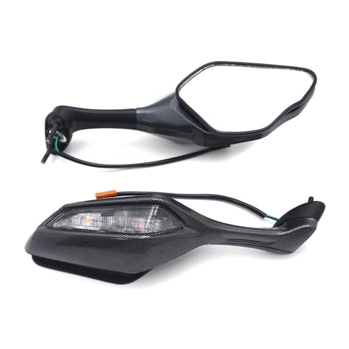 Für Hon&da CBR1000RR RA 2017–2022 S1 2017–2019 S2 2017 SP 2021–2022 Mit Blinker-Rückspiegeln Kompatible Teile(Schwarz 1) von DDGBERFP
