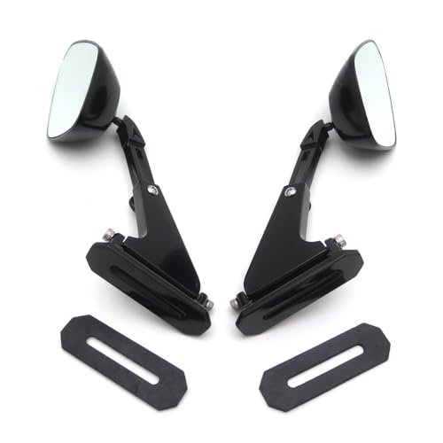 Für K&awasaki ZX6R 1998–2006 ZX7R 1999–2002 ZX9R 1998–2003 ZX10R 2004–2007 Motorrad-Rückspiegel In Diamantform Kompatible Teile(Schwarz) von DDGBERFP