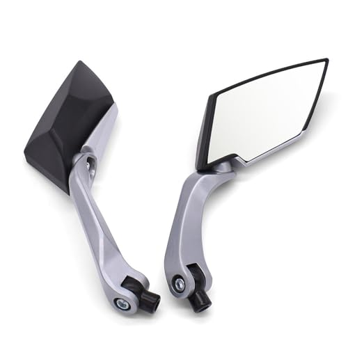 Für ST1300 PCX 125 150 CR 85 80 F150 250 R Motorrad Rückspiegel 8mm 10mm Moped Lenker Seite Spiegel Kompatible von DDGBERFP