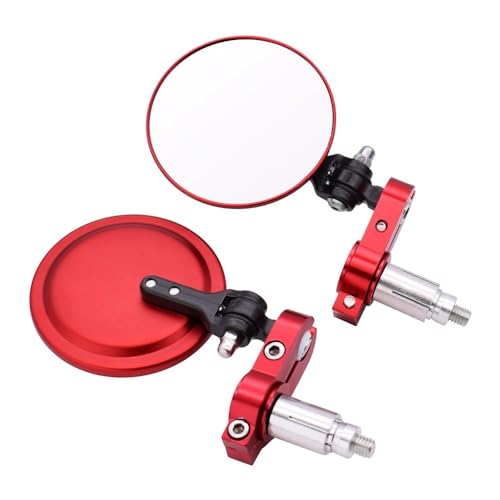 Für WR450 SEROW 225 250 WR450F WR250R WR250X 7/8 "22mm Universal Motorrad Rückspiegel Griff Bar End Kompatible(Rot) von DDGBERFP