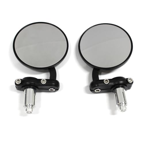 Für Yama&ha WR125/XT125/Majesty/X-Max/X-City Motorrad CNC Aluminium Rückansicht 7/8" Spiegel Kompatible Teile(Schwarz) von DDGBERFP