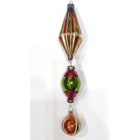 Vintage Exclusive Xmas Glas Weihnachtsverzierung Regenbogen Zirkus Decor von DDGstr