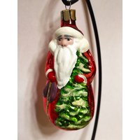 Vintage Retro Glas Weihnachten Ornament Weihnachtsmann Väterchen Frost Spielzeug Dekor von DDGstr