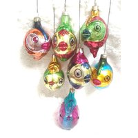 Vintage Weihnachtsgeschenke Ornamente Zur Auswahl Fisch Dekoration von DDGstr