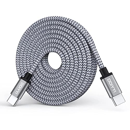 DDIYYI USB C Kabel 5M, Lang USB C auf USB C Kabel 60W Schnellladekabel Kompatibel für Samsung Galaxy S22 S21 S20, MacBook Pro/Air, iPad Pro 2021/2020, iPad Air 4/5 von DDIYYI