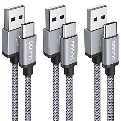 USB C Kabel 2M 3Stück, Ladekabel Samsung Tablet Schnellladekabel Typ C für Galaxy Tab A8, A7/A7 Lite, Tab S7/S7+/S7 FE, Tab S6/S6 Lite, Fire Tablet 8/8 Kids, 10/10Plus/10 Kids Pro von DDIYYI