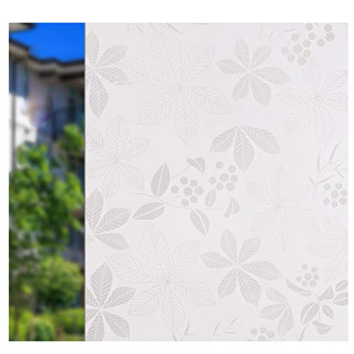 DDLIUKANG Fensterfolie statisch haftend Sichtschutzfolie Selbstklebend Klebefolie Milchglasfolie Fenster Folie Milchglas Dekofolie für Bad Küche-Colo1 0 3x3m von DDLIUKANG
