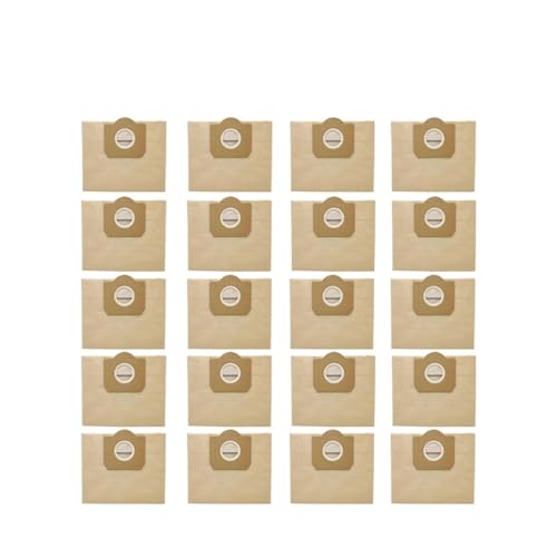 Ersatz-Staubbeutelfilter, kompatibel mit Kärcher, MV3 WD3 WD3200 WD3300 A2204 A2656 WD3.500P SE4001 SE4002 Staubsaugerteile(20pcs) von DDLSKZXI