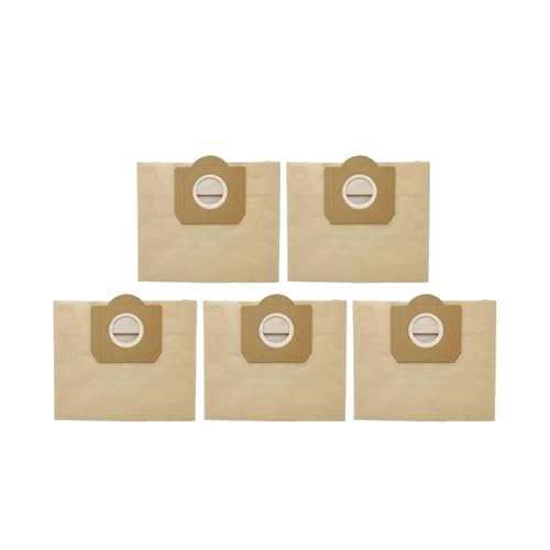 Ersatz-Staubbeutelfilter, kompatibel mit Kärcher, MV3 WD3 WD3200 WD3300 A2204 A2656 WD3.500P SE4001 SE4002 Staubsaugerteile(5pcs) von DDLSKZXI