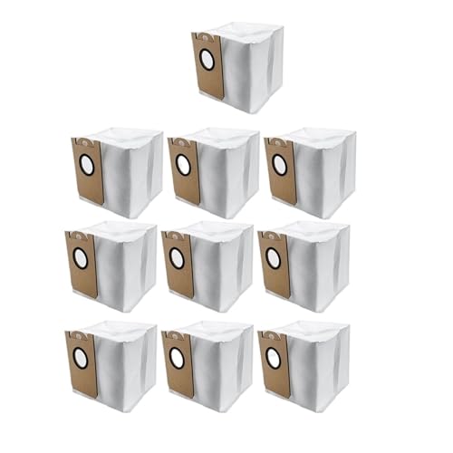 Staubbeutel, kompatibel mit VIOMI S9, Roboter-Staubsauger, Staubbeutelreiniger, große Kapazität, Ersatzteil-Set(10pcs) von DDLSKZXI