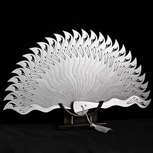 DDMDBYHRY Voller rostfreier Stahlklappventilator Handgehalt -Metallfächer Kungfu Metall handgefaltet Einfach zu tragen Selbstwaffe 05 DDMDBYHRY Voller rostfreier Stahlklappventilator Handgehalt -Metallfächer Kungfu Metall handgefaltet Einfach zu tragen Selbstwaffe 05 von DDMDBYHRY
