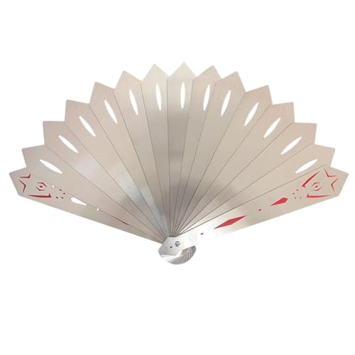 DDMDBYHRY Voller rostfreier Stahlklappventilator Handgehalt -Metallfächer Kungfu Metall handgefaltet Einfach zu tragen Selbstwaffe 12 DDMDBYHRY Voller rostfreier Stahlklappventilator Handgehalt -Metallfächer Kungfu Metall handgefaltet Einfach zu tragen Selbstwaffe 12 von DDMDBYHRY