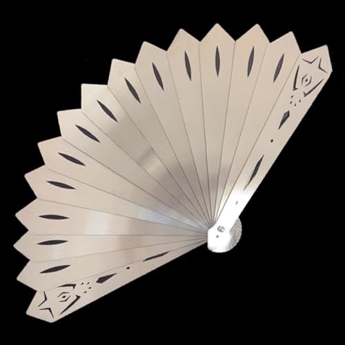 DDMDBYHRY Voller rostfreier Stahlklappventilator Handgehalt -Metallfächer Kungfu Metall handgefaltet Einfach zu tragen Selbstwaffe 13 DDMDBYHRY Voller rostfreier Stahlklappventilator Handgehalt -Metallfächer Kungfu Metall handgefaltet Einfach zu tragen Selbstwaffe 13 von DDMDBYHRY