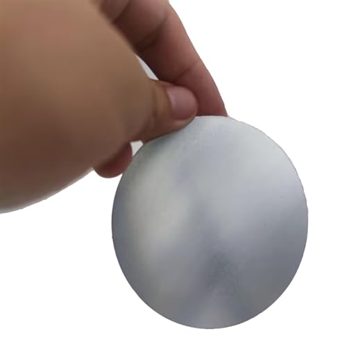Runde Blechscheiben, flache Dichtung, 1 Stück, runde Aluminiumplatte, Scheibe, 1060 Aluminium-Rundblech, Durchmesser 50 mm – 400, Dicke 0,5–6, dekorativ, biegbar(Thickness 5mm,Dia 200mm) von DDQCNZPMY