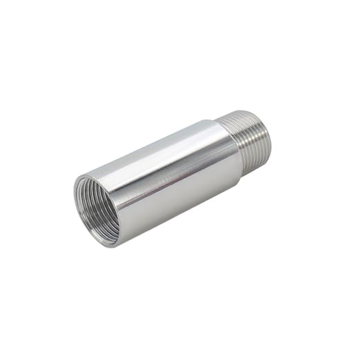 Schlauchverlängerungsanschluss, 1 Stück 1/2"~ 1,5" Außengewinde x Innengewinde-Verlängerungsrohr 304 Edelstahl Nahtloser Rohrverschraubungsanschlussadapter(1/2 250mm) von DDQCNZPMY
