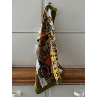 Ddr Geschirrtuch, Made Gdr, Firma "Malimo" von DDRdesignVintage