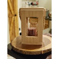 Holzkerzen Windlicht | Zimmerlaterne Außenlaterne Rustikale Laterne Bauernhaus Cabochon Einweihungsfeier Aus Zedernholz von DDRusticWoodworking