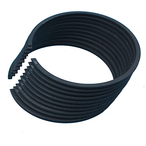 10 Stück Kolbenringe for Kettensägen und Rasenmäher – Durchmesser 37 bis 52 mm, 1,5 mm dick, langlebige Ersatzteile(46X1.5mm) von DDSTTLK