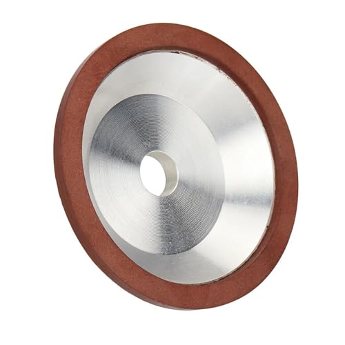 100/125/150 mm Diamant-Schleifscheibenbecher – Harz-Schleifscheibe for Polieren von Metall und Wolframstahl(320# 100x20x5mm) von DDSTTLK