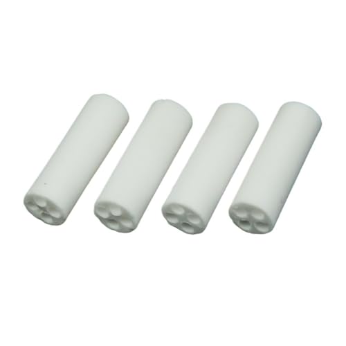 100 Stück Keramikrohre aus hochaluminiumoxidhaltiger Keramik mit 4 Innenlöchern – Thermoelement-Temperaturschutz, for Heimwerkerprojekte(11mm) von DDSTTLK