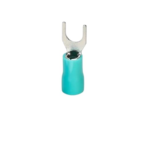 100 Stück U- und Y-Typ-Draht-Crimp-Anschlussklemmen - SV1.25/2/3.5-4/6, for elektrische Verkabelung(Green,3.5 x 6) von DDSTTLK