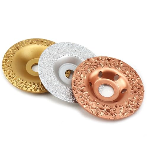 100 mm Diamant-Schleifscheibe – becherförmige, harzgebundene Scheibe for Polieren von Stein, Reifen und Gummi, 1 Stück(Medium grain) von DDSTTLK