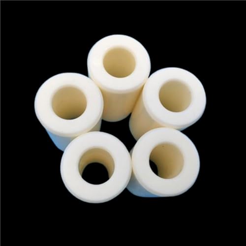 4 Stück 100 mm Aluminiumoxid-Keramikröhren – Hochtemperaturbeständige Hohlbrennröhren for elektrische Anwendungen(5x8x100mm) von DDSTTLK