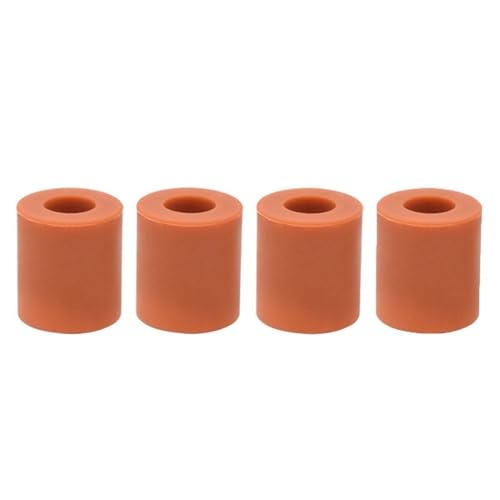8 Stück 18 mm Silikon-Abstandshalter for 3D-Drucker – vibrationsreduzierende Bettnivellierungssäulen in Blau, Orange, Schwarz, Rot(Orange) von DDSTTLK
