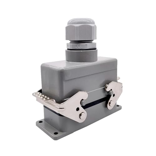 Hochleistungs-16-poliger Luftfahrtstecker HDC-HE-016 for den industriellen Einsatz – 16 A, 500 V, wasserdicht, Schraubanschluss(Hdc-he-016-3) von DDSTTLK