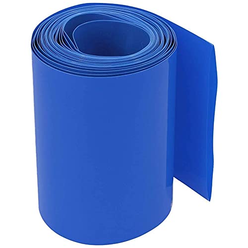 PVC-Schrumpfschlauch for Akkupacks – 1 m lang, 400 mm breit, blaue Isolierhülle, 1 Stück(W 250mm) von DDSTTLK