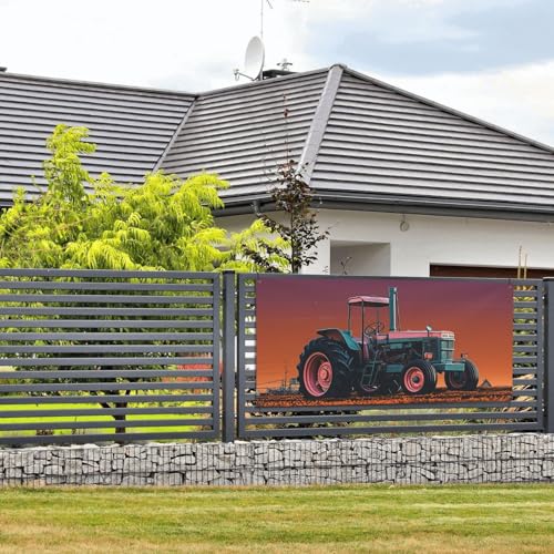 Ästhetische Traktor-Banner und Schilder, Wandbehang, Banner mit Seil zum Aufhängen, 61 x 129 cm, Party-Banner, Schild, Poster, Party-Hintergründe, Innen- und Außenbereich, Neujahr, Abschlussfeier Ästhetische Traktor-Banner und Schilder, Wandbehang, Banner mit Seil zum Aufhängen, 61 x 129 cm, Party-Banner, Schild, Poster, Party-Hintergründe, Innen- und Außenbereich, Neujahr, Abschlussfeier von DDTKLSNV