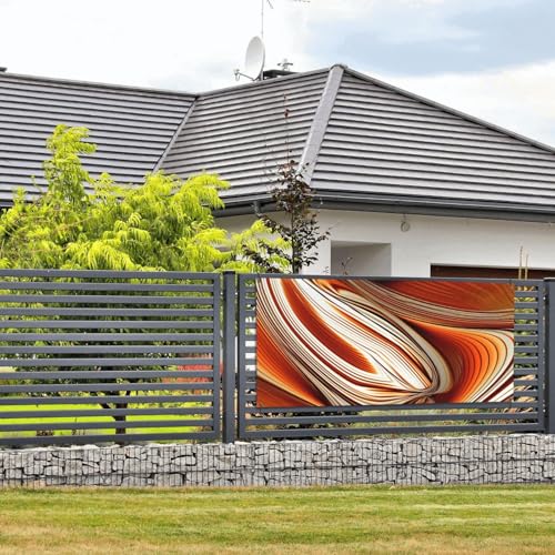 Abstrakte orange-weiße Linien, Banner und Schilder, Wandbehang, Banner mit Seil zum Aufhängen, 89 x 180 cm, Party-Banner, Schild, Poster, Party-Hintergründe, Innen- und Außenbereich, Neujahr Abstrakte orange-weiße Linien, Banner und Schilder, Wandbehang, Banner mit Seil zum Aufhängen, 89 x 180 cm, Party-Banner, Schild, Poster, Party-Hintergründe, Innen- und Außenbereich, Neujahr von DDTKLSNV