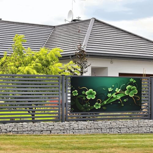 Banner und Schilder "Happy St. Patrick's Day", Wandbehang, Banner mit Seil zum Aufhängen, 61 x 129 cm, Party-Banner, Schild, Poster, Party-Hintergründe, Innen- und Außenbereich, Neujahr von DDTKLSNV