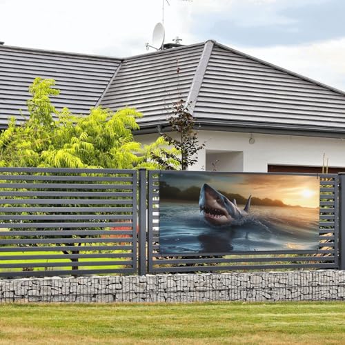 Banner und Schilder in der Abenddämmerung, Wandbehang, Banner mit Seil zum Aufhängen, 89 x 180 cm, Party-Banner, Schild, Poster, Party-Hintergründe, Innen- und Außenbereich, Neujahr, Abschlussfeier von DDTKLSNV